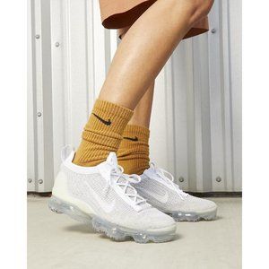 Nike Air Vapormax 2021 FK Flyknit Womens Running Shoes DJ9975-001 White 6.5